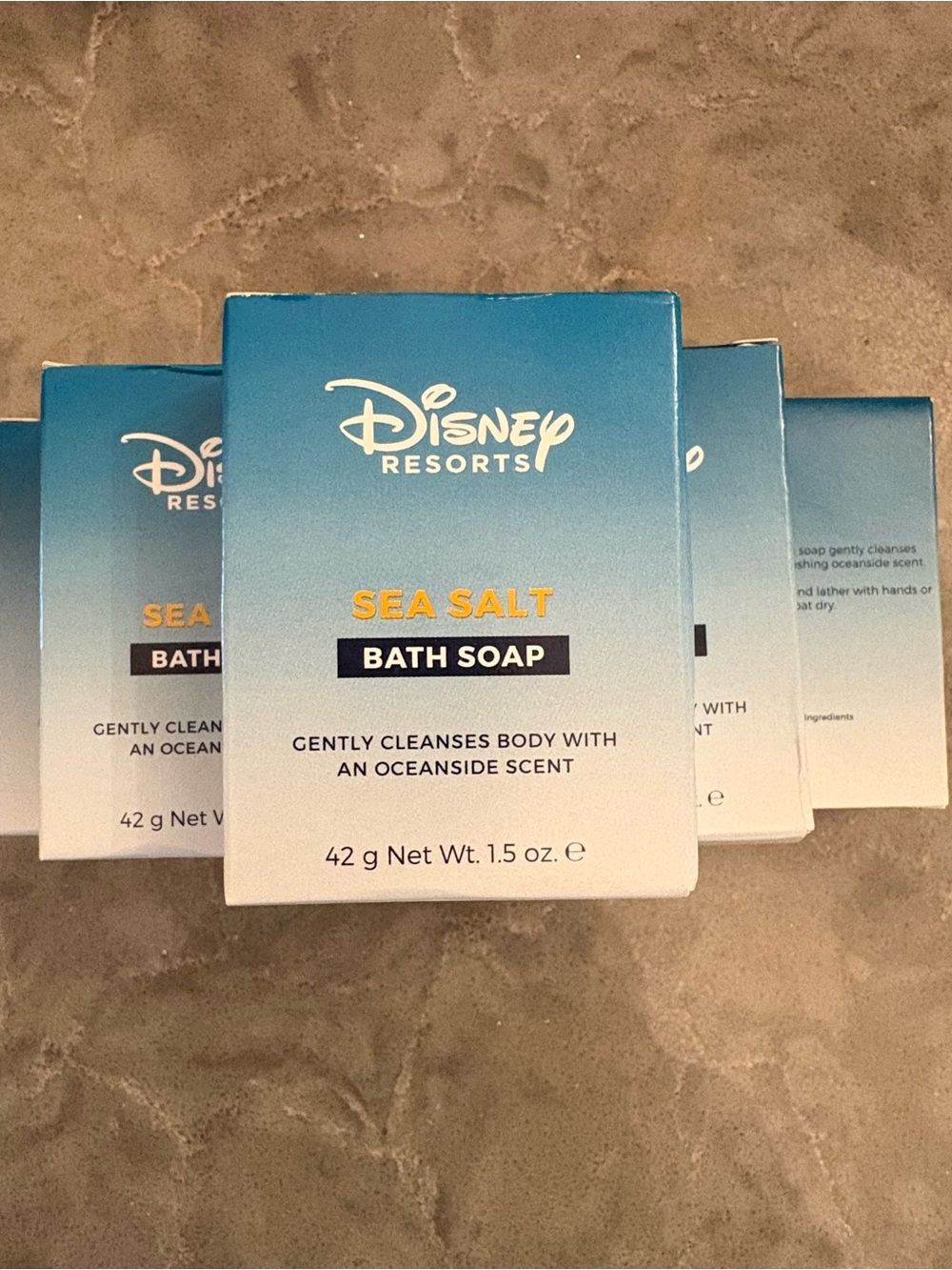 Disney Sea Salt Bath Soap - Blue and White Packaging Lot of 6 - Picture 3 of 4